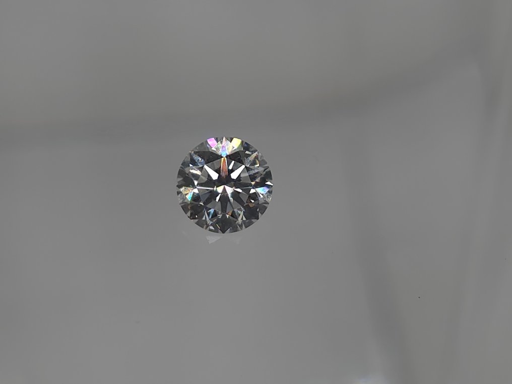 1 pcs 钻石  (天然)  - 0.33 ct - 圆形 - D (无色) - VVS2 极轻微内含二级 - 美国宝石研究院（GIA） #4.3