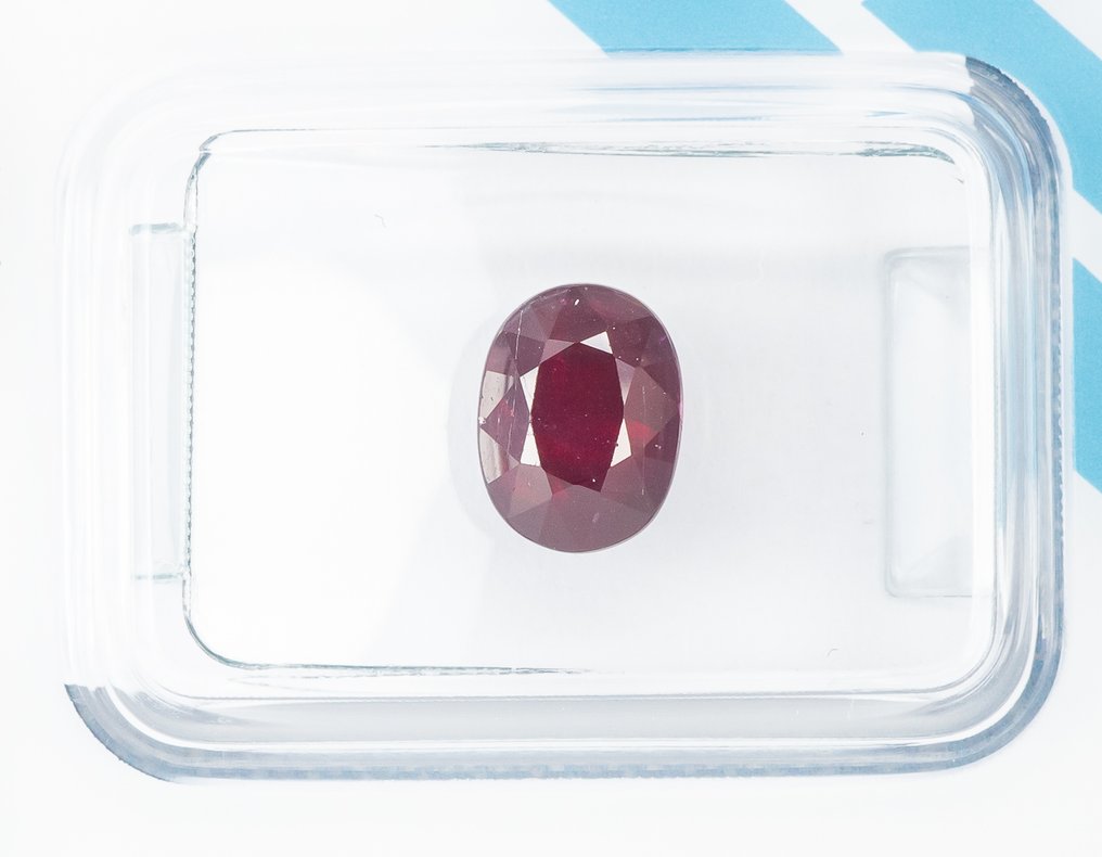 没有保留价 红宝石  - 1.93 ct - 国际宝石研究院（IGI） - 深紫红色 #1.0