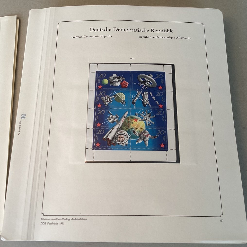 Duitse Democratische Republiek (DDR) 1971/1976 - Abria album met postfrisse verzameling - Michel 1632/2198 #3.2