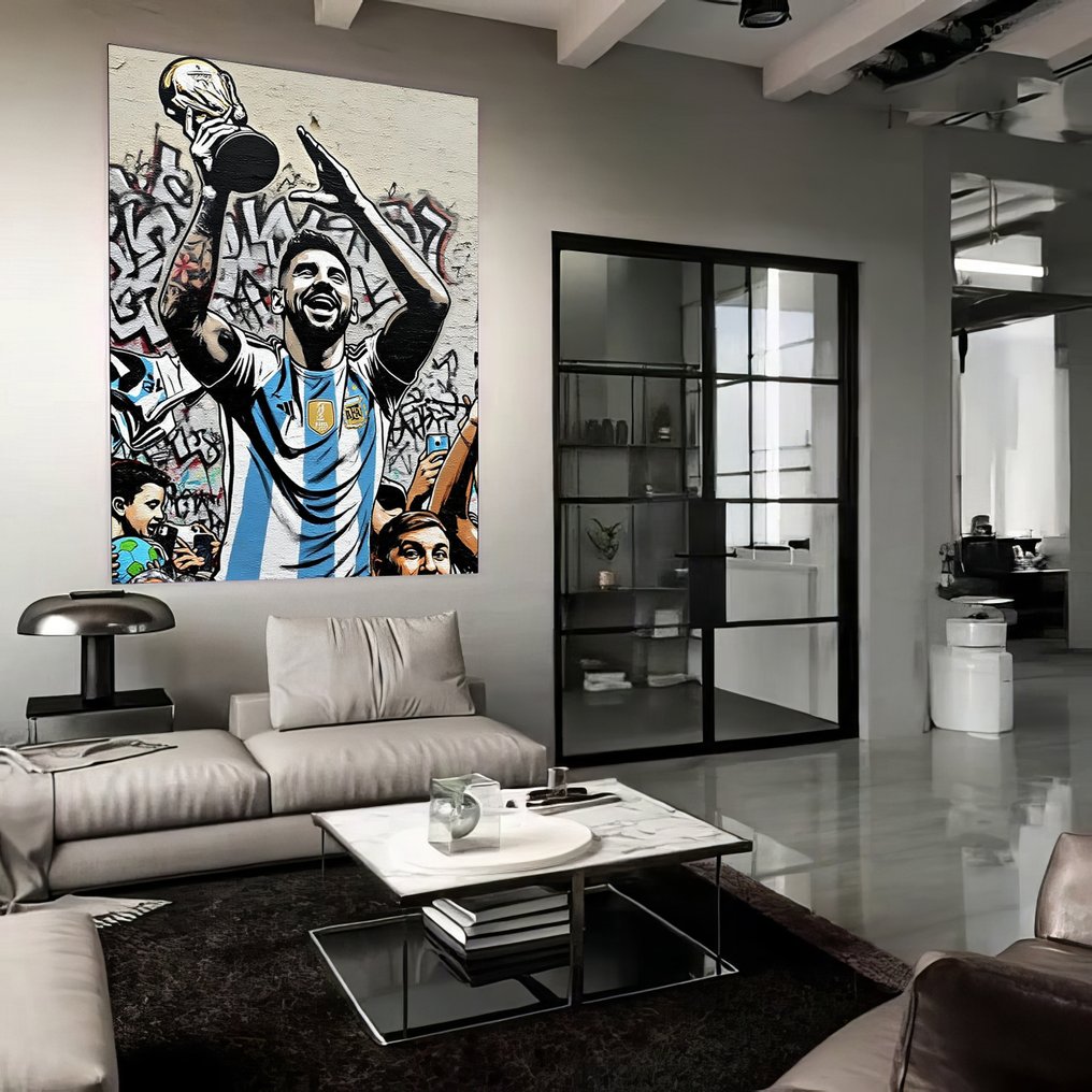 Jacob Hitt - does Lionel Messi w/COA  XXL #1.0