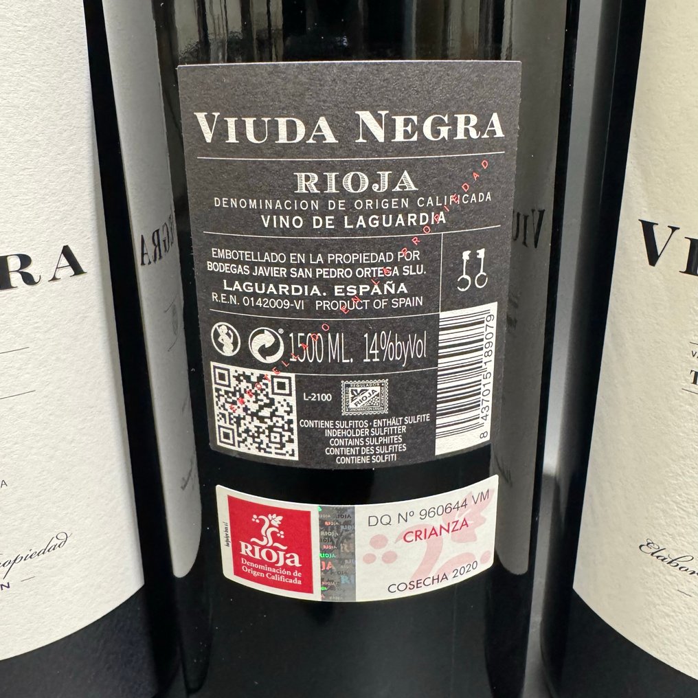 2020 Viuda Negra - Ριόχα Crianza - 6 Magnums (1.5L) #1.0