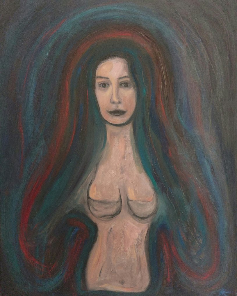 Jules Atarax (1985) - Madone II - Hommage à Edvard Munch #1.0