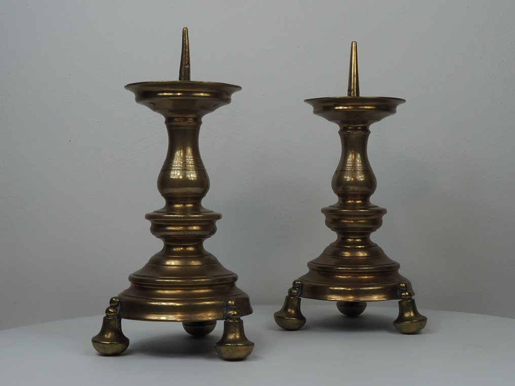 Świecznik (2) - Mosiądz - Kandelabry ołtarzowe #3.2