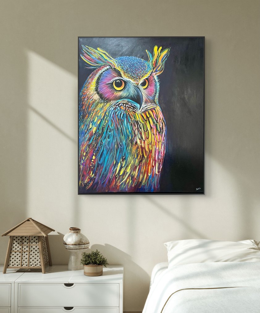 Luca Domiro - Radiance of Wisdom - Owl (XL) #2.1