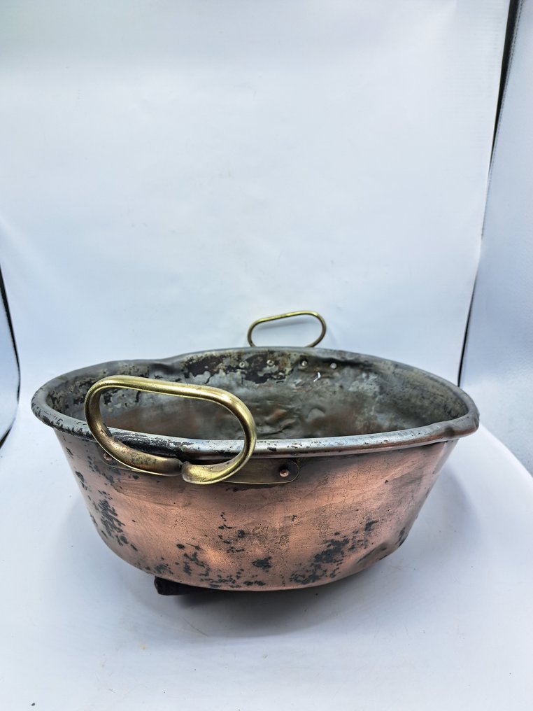 Seau -  bac à viande - Cuivre, Laiton - Slagersbak #1.0