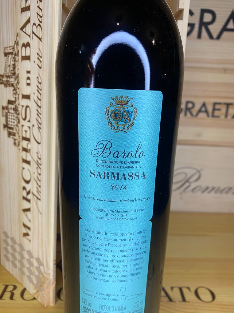 2014 Marchesi di Barolo, Sarmassa "10 Anni" - Μπαρόλο DOCG - 1 Î¦Î¹Î¬Î»Î· (0,75L) #3.2