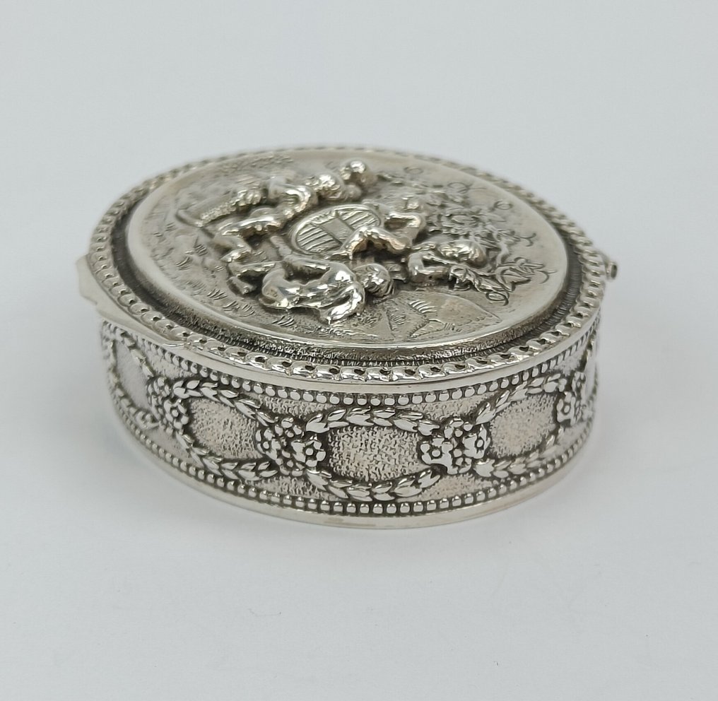 Κουτί ταμπάκο (2) - .915 silver - καπνοθήκες επίδειξης #1.0