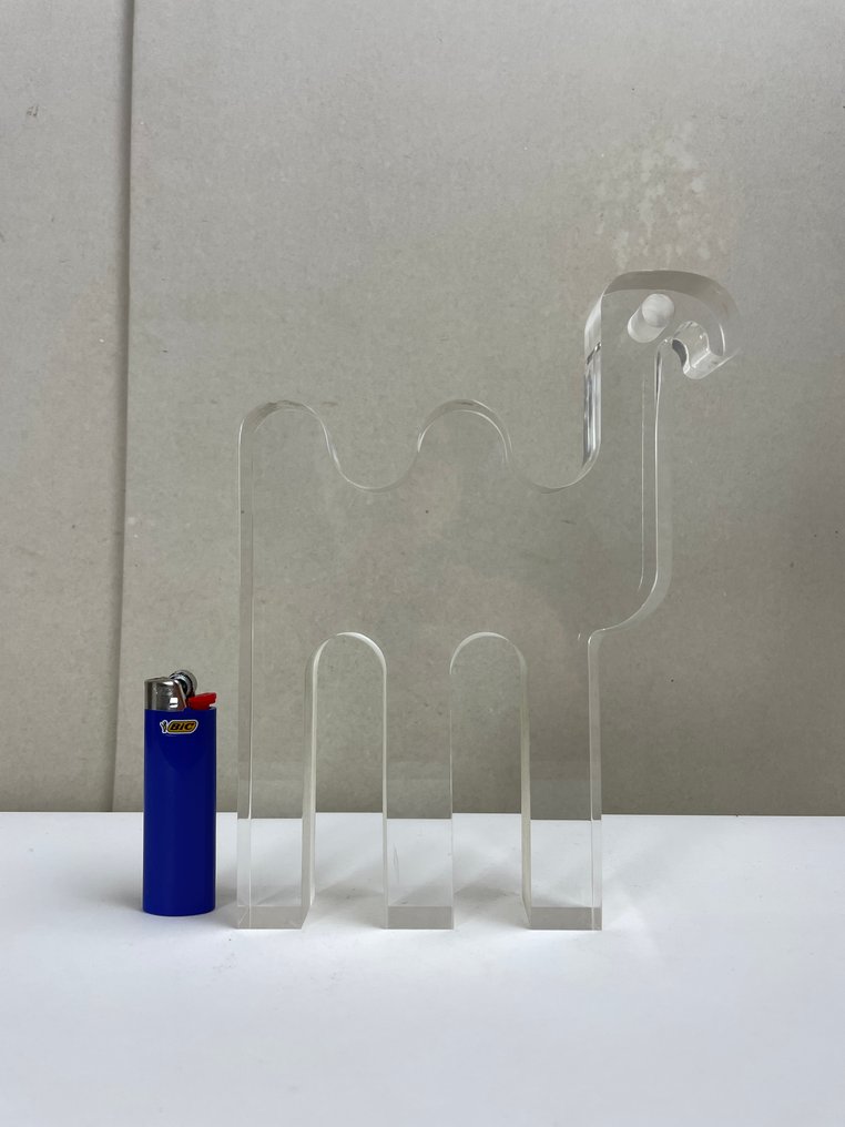 Guzzini - Silvio Russo - Γλυπτό, Cammello - 22 cm - Πλεξιγκλάς - 1970 #1.0