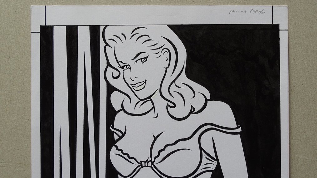 Minus, Walter - 1 Original drawing - Pin Up #3.2