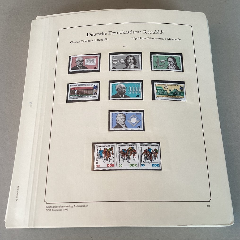 DDR 1977/1989 - Sammlung postfrisch im Abria-Album - Michel 2199/2919 #1.0