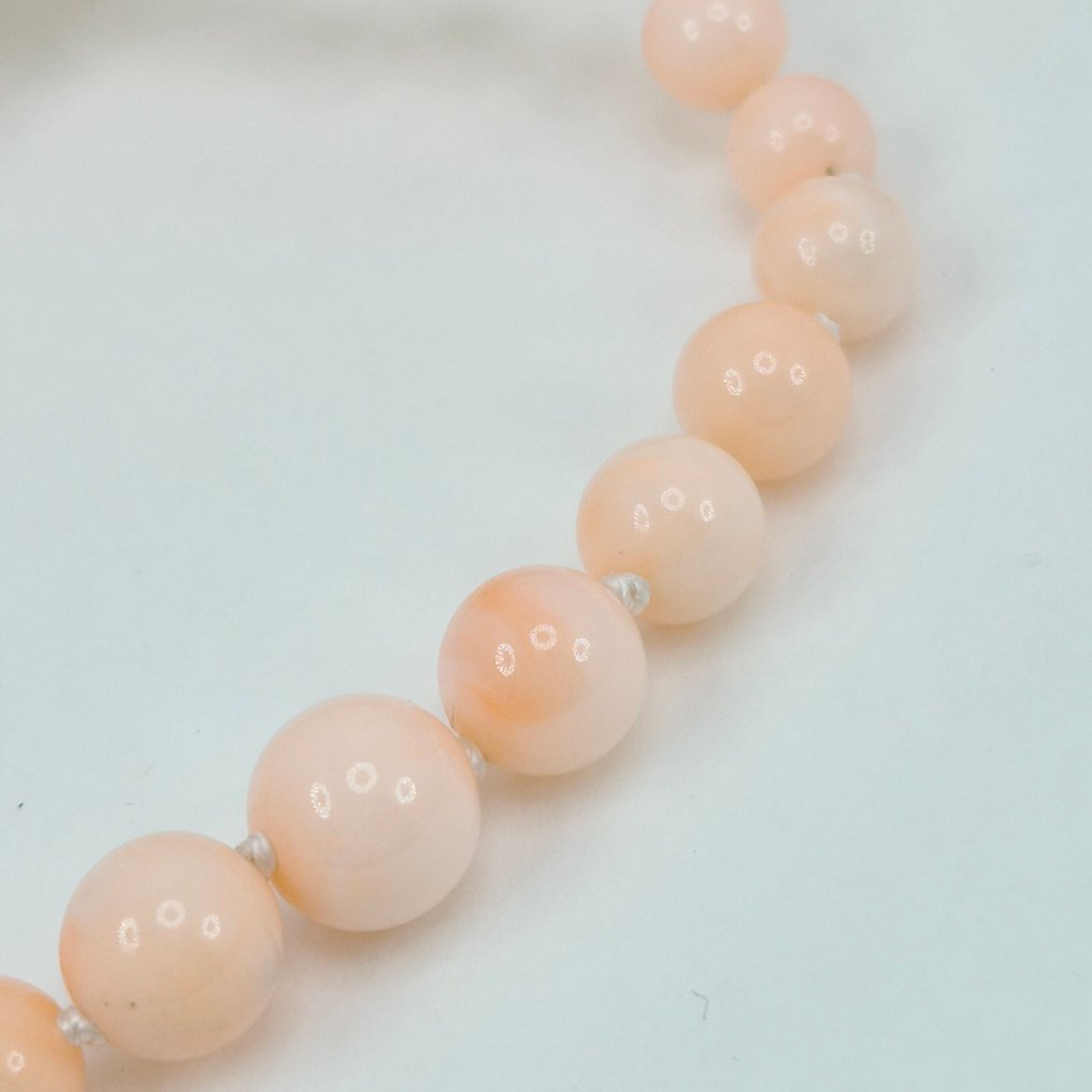 Corallo - Argento, Placcato oro - Bracciale - CORALLO ROSA #1.0