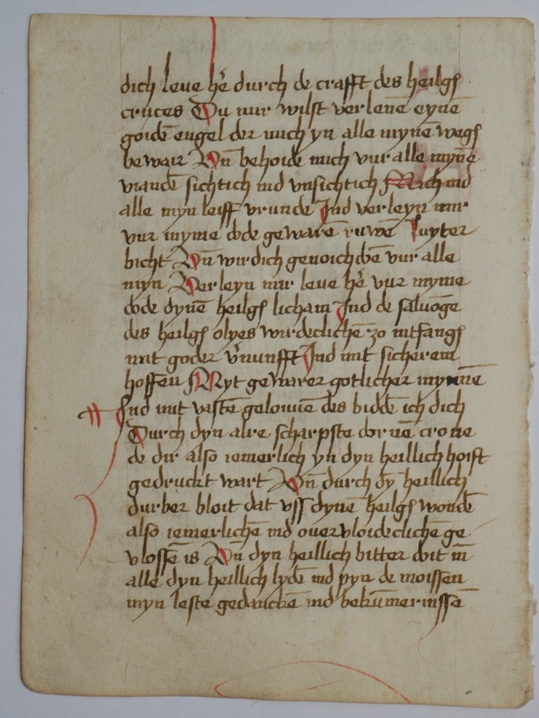 Manuscript - Original page from the 16th century - 1550 #2.1