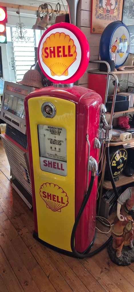 Bensiinipumppu - Shell - POMPA DI BENZINA - 1960-1970 #1.0