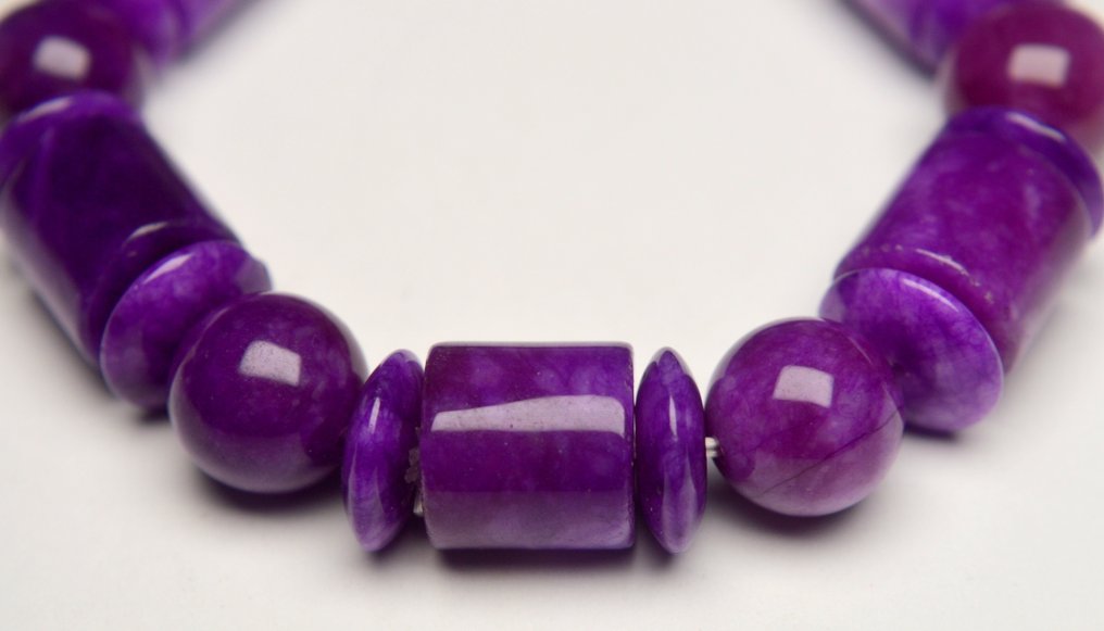 Giada - Giada malese viola - Bracciale #1.0