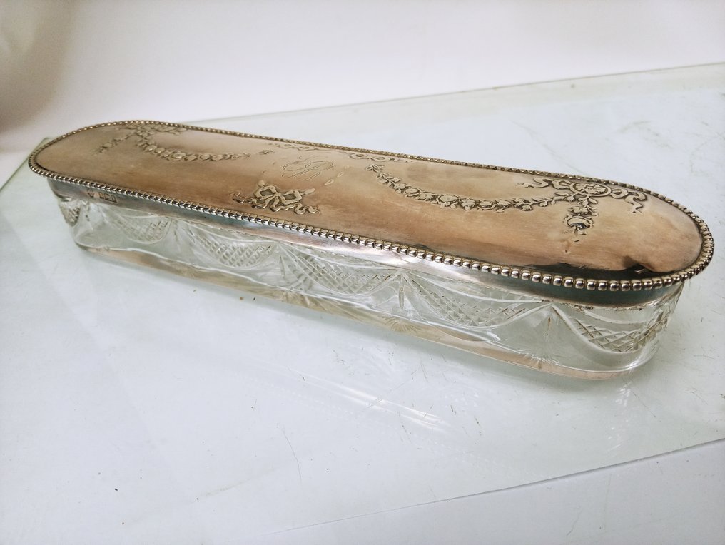 W.Hutton&Sons.Ltd  Birmingham - Box - Silver 925 Crystal - Jewelry Box #1.0