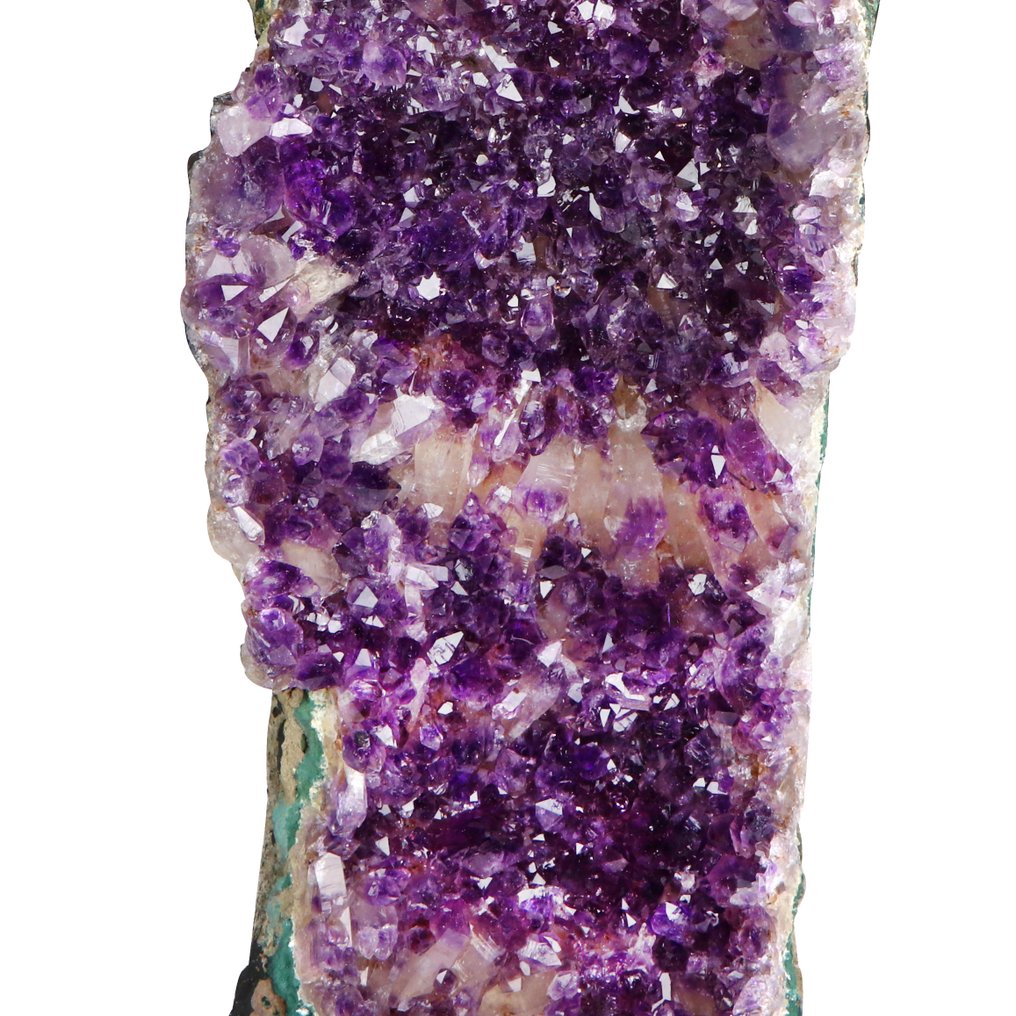 鲜明紫色“花”紫水晶 - Geode - 36x14x12 厘米- 3.9 kg #2.1