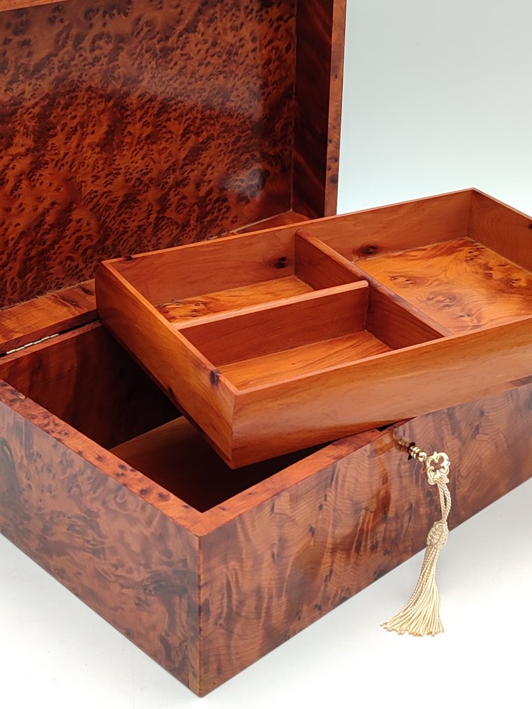 Κουτί κοσμημάτων - Ξύλο (Θούια), Ξύλο, Μάρακα, Μαρκετερία, Δέντρο της ζωής #4.3