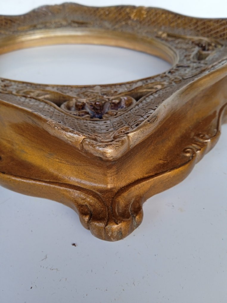 Ramme (2)- Hollywood Regency  - Gips, Træ #3.2