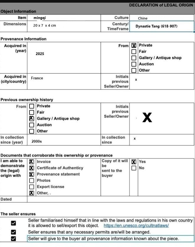 Ancient Chinese, Tang Dynasty Terakota Mingqi - 24 cm #3.2