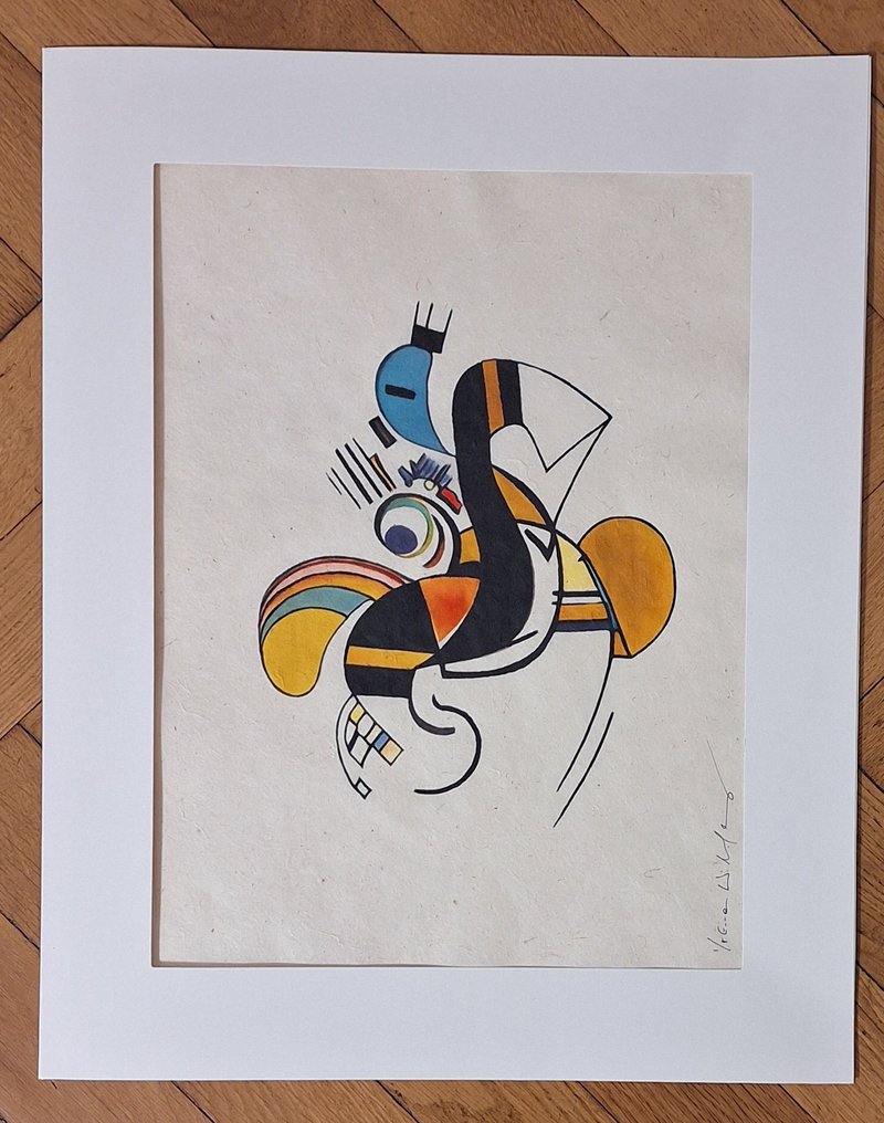 Emma Wildfang Giclée - Donald Duck - "Tribute series - Icons Reimagined "Wassily Kandinsky" - 2025 #4.3