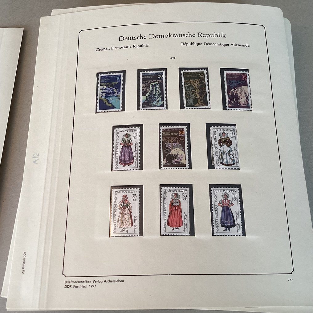 DDR 1977/1989 - Sammlung postfrisch im Abria-Album - Michel 2199/2919 #2.1