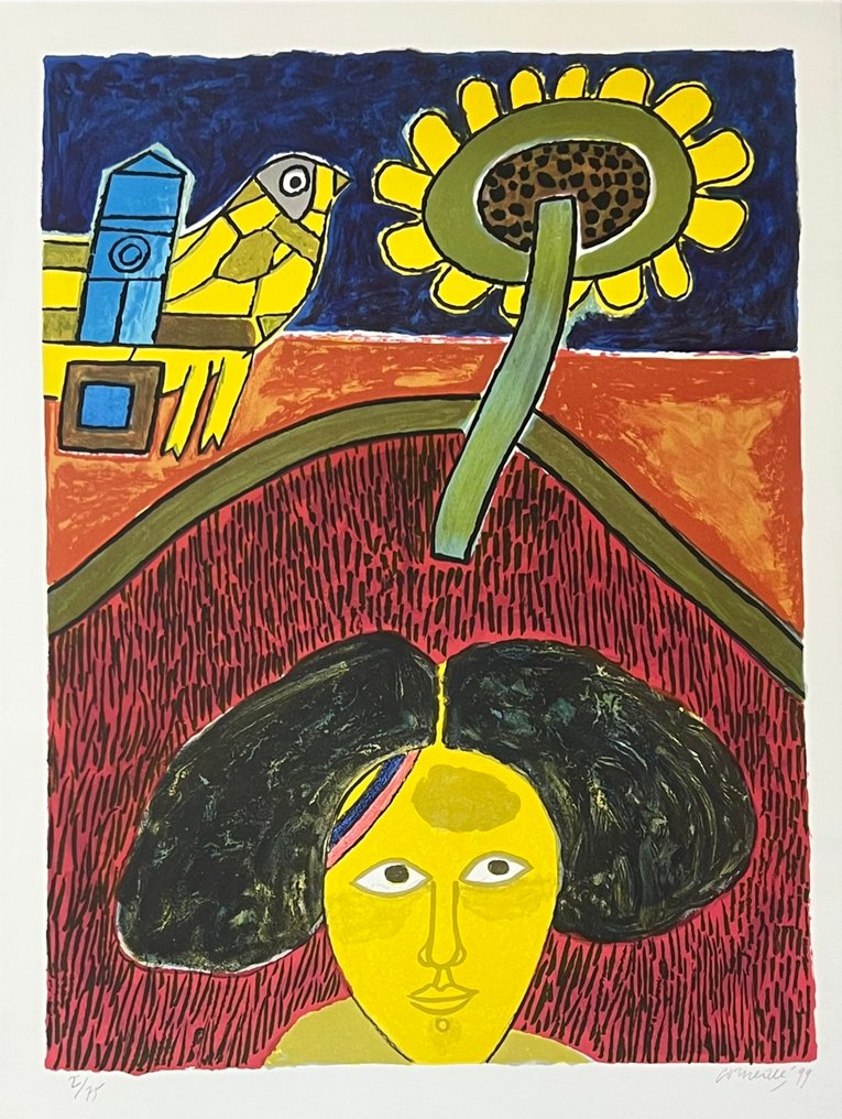 Corneille (1922-2010) - Le Tournesol (Van Gogh) #4.3