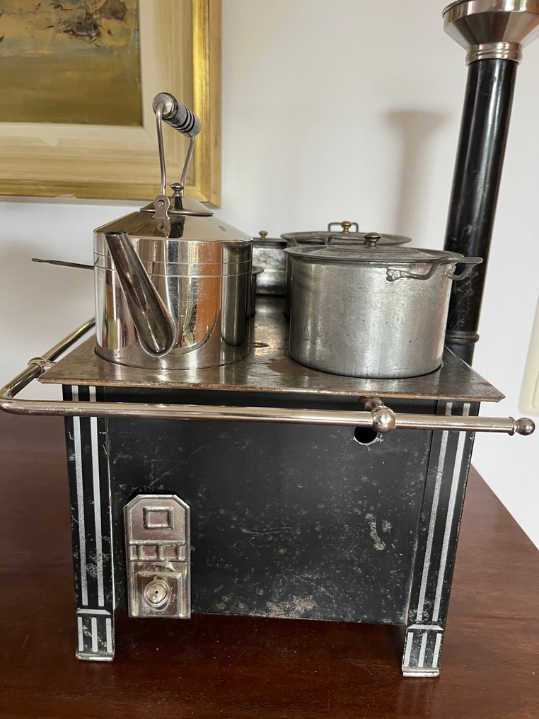 C.F. Dietrichs - Παιχνίδι Grosser Puppenküchenherd / Kinderkochherd - 1900-1910 - Γερμανία #1.0