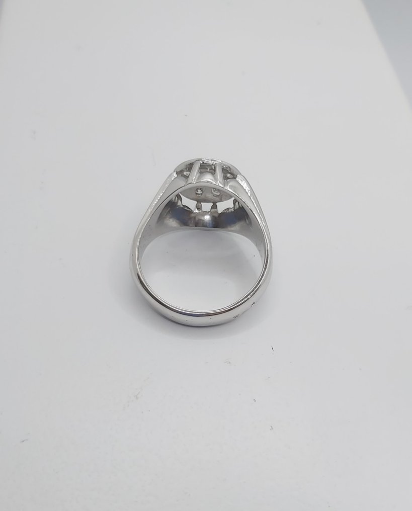 戒指 - 19.2克拉 白金 - 0.28ct. tw. 鉆石 (天然) - 鉆石 #3.2