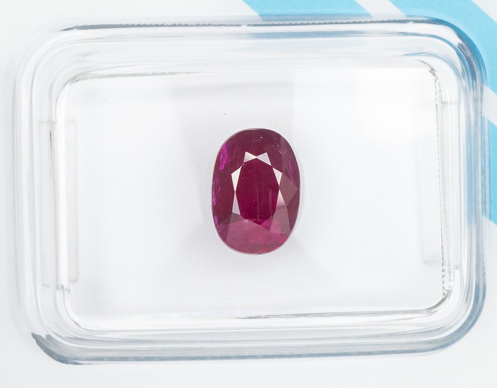 Zonder Minimumprijs Robijn - 1.15 ct - International Gemological Institute (IGI) - Deep Purplish Red #1.0