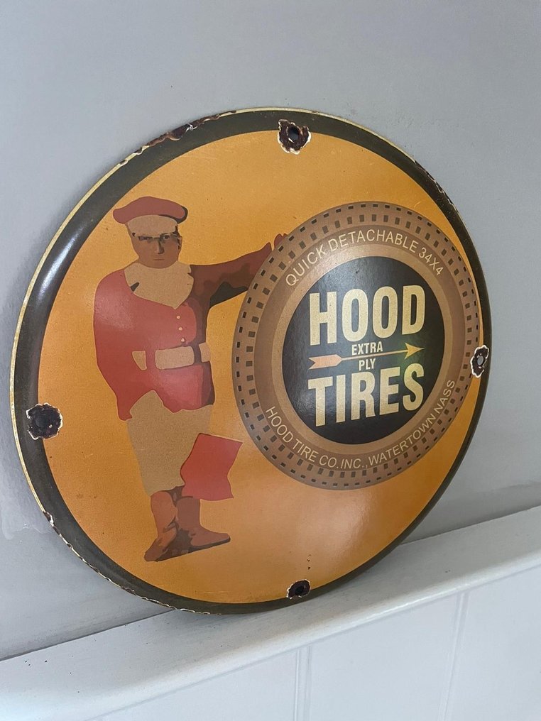 Hood Tires - Enamel sign - Enamel #1.0