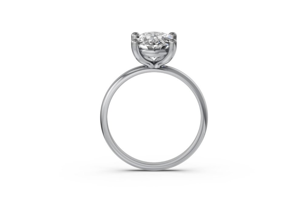 Gyűrű - 14 kt. Fehér arany - 2.37ct. tw. Gyémánt (Laboratóriumban előállított) #3.2