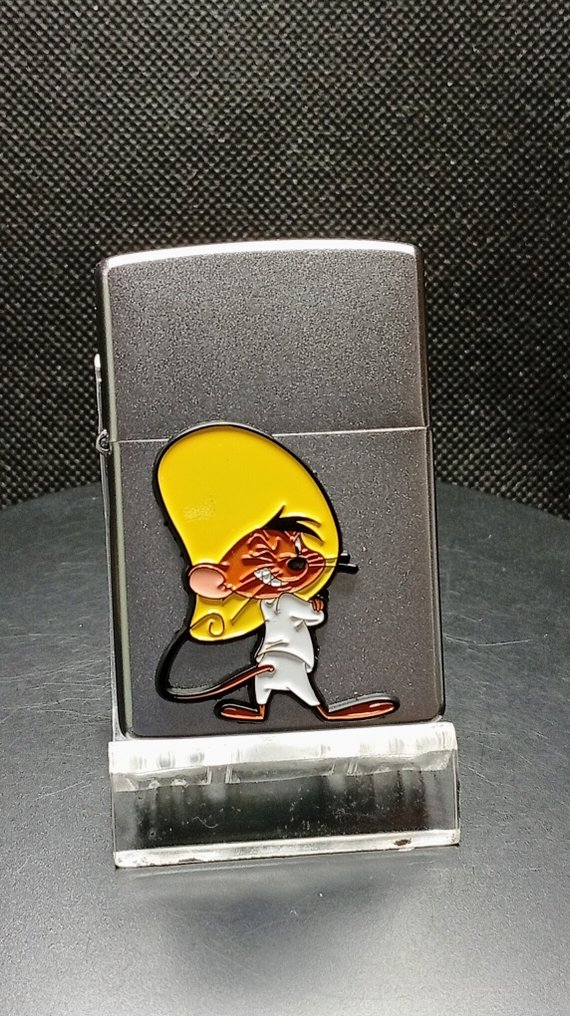 Zippo White Frost - Speedy Gonzales - Sans Prix de Réserve - Briquet de poche - Laiton, Acier #1.0