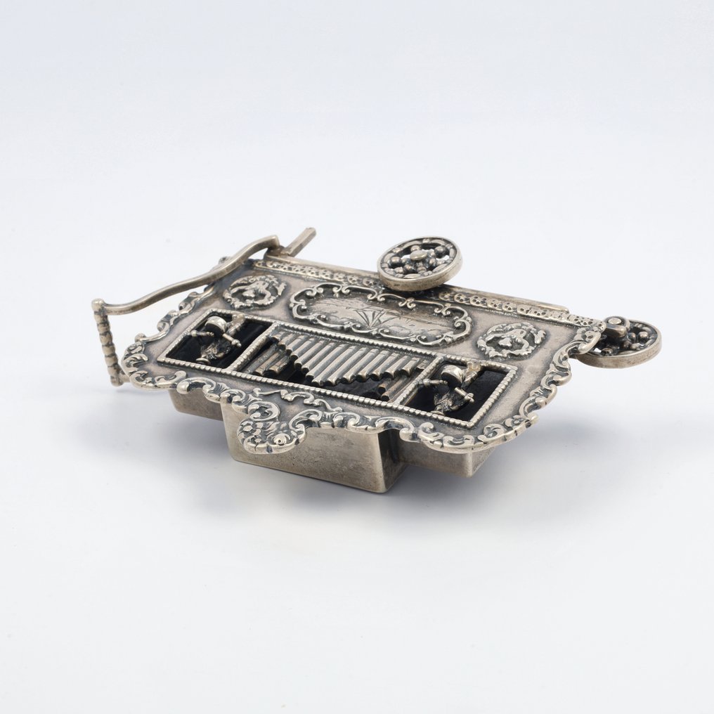 Argentor - Draaiorgel ''Groot model'' - Figura in miniatura - .835 argento #4.3