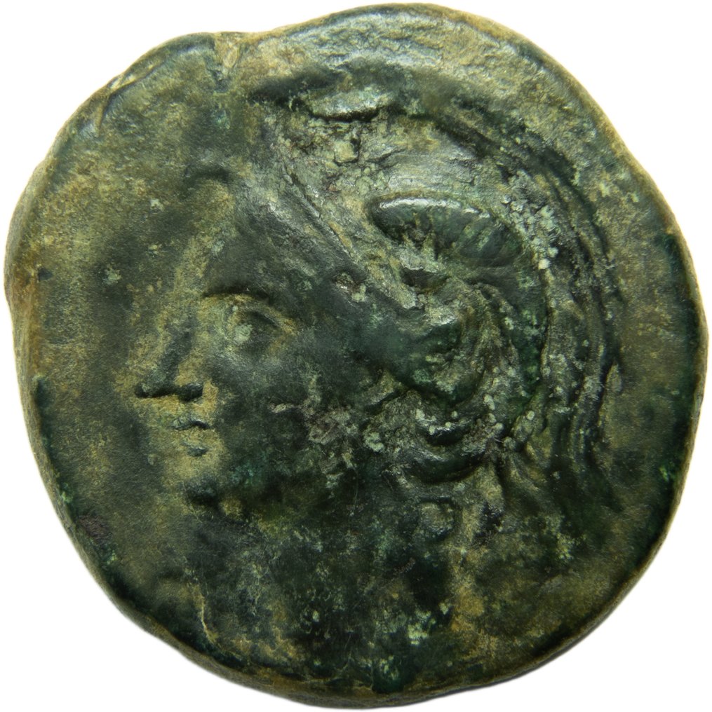 Hispanien, karthagische Besetzung Calco Circa 220-209 B.C. Mobile military mint in the II Punic War. Horse  (Ohne mindestpreis) #1.0