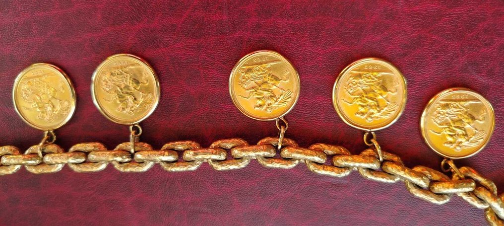 手镯 - 18K包金 黄金 #4.3