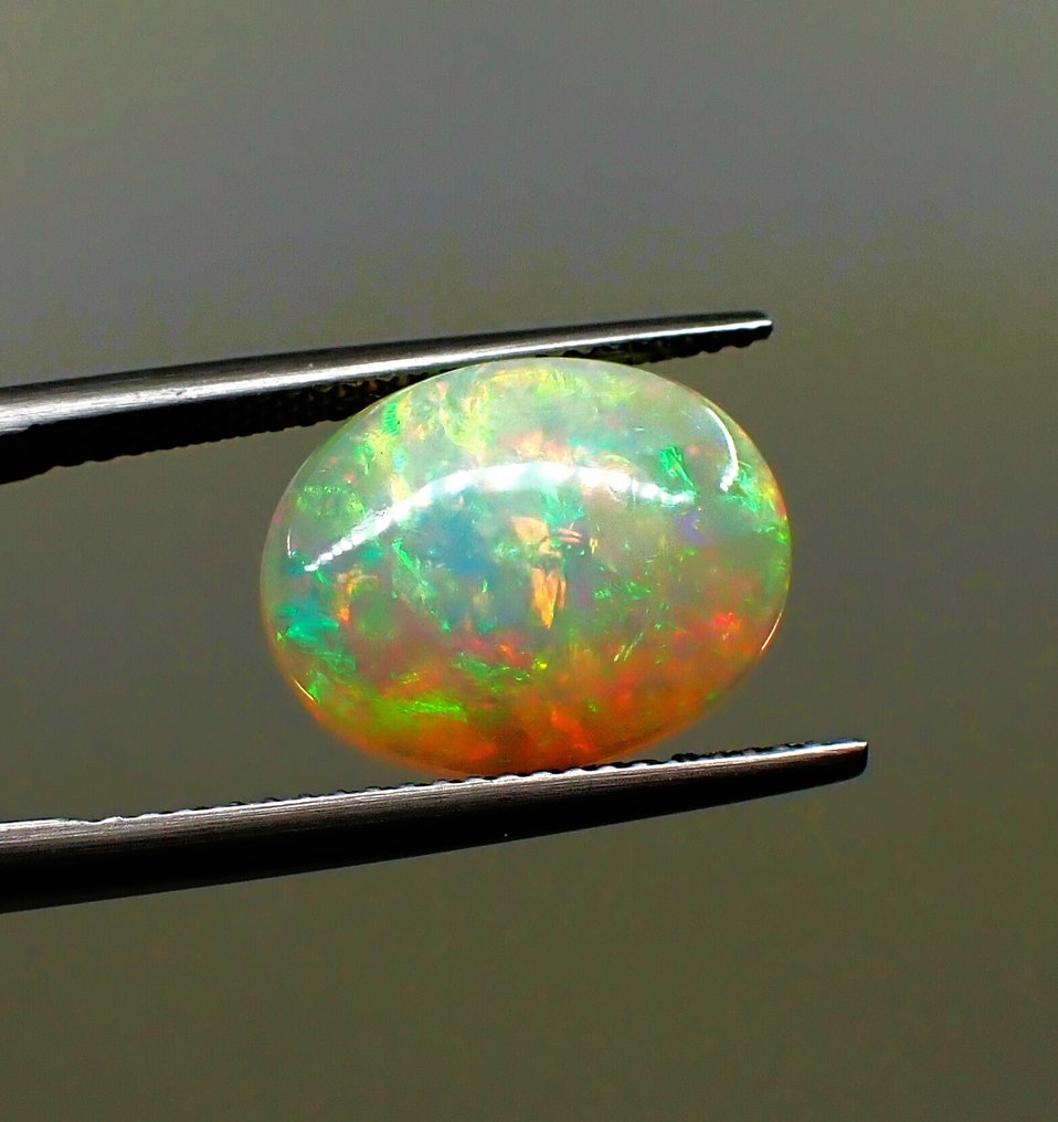 Πολύχρωμο Οπάλιο - 4.39 ct - Antwerp Laboratory for Gemstone Testing (ALGT) - Άριστη Ποιότητα Χρώματος #3.2