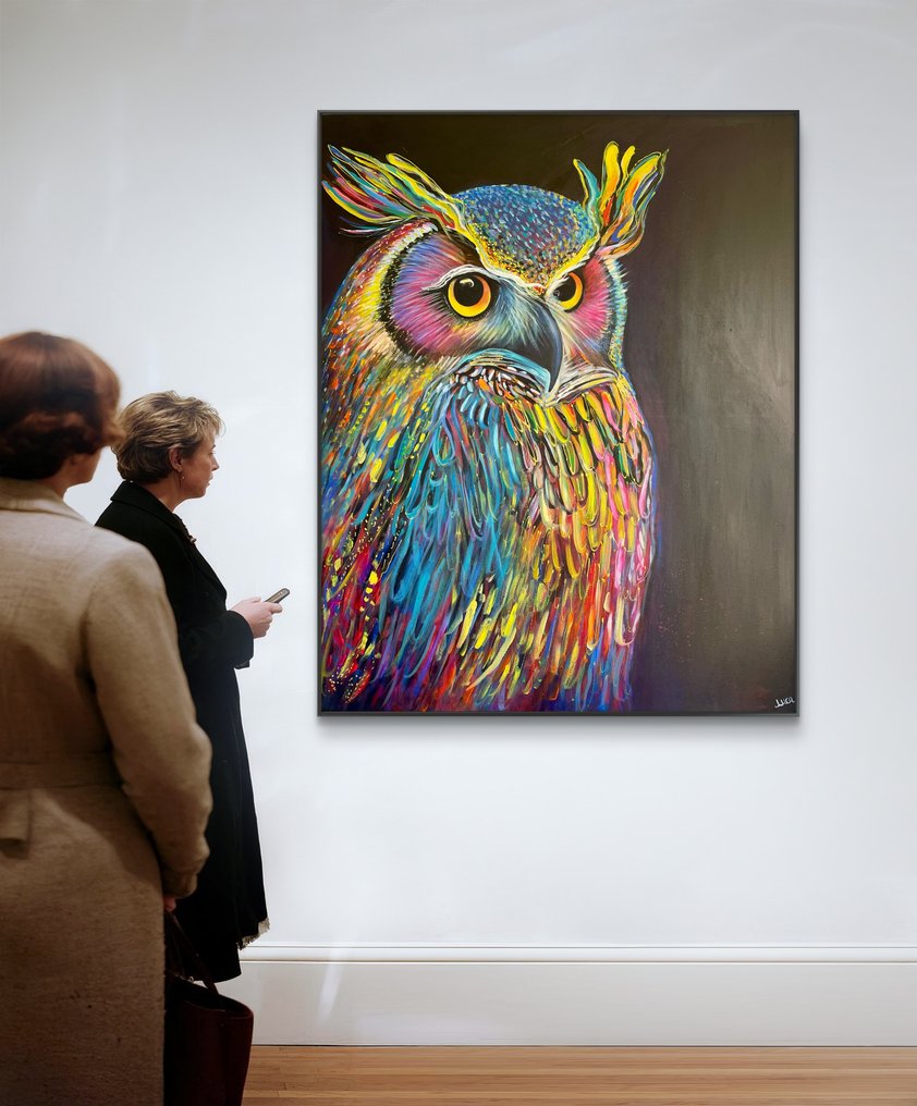 Luca Domiro - Radiance of Wisdom - Owl (XL) #1.0