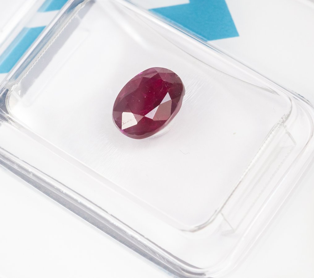 No Reserve Price Ruby - 1.76 ct - International Gemological Institute (IGI) - Deep Purplish Red #2.1