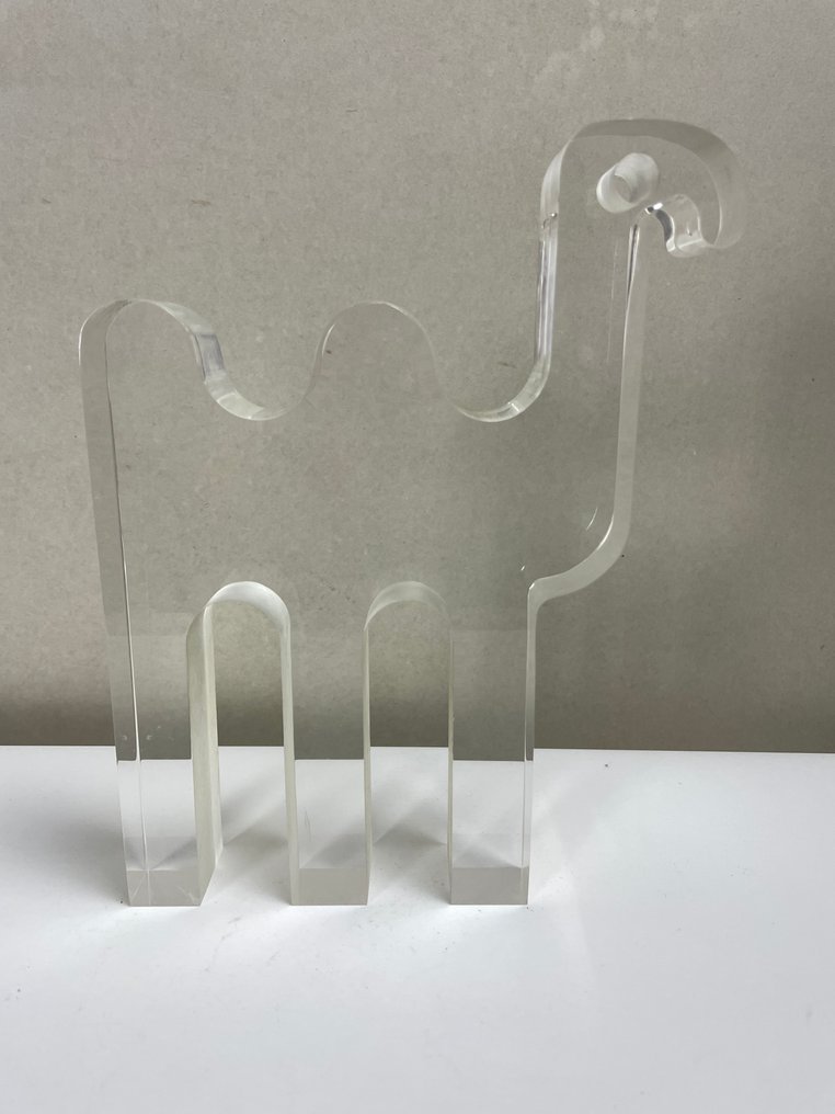 Guzzini - Silvio Russo - Γλυπτό, Cammello - 22 cm - Πλεξιγκλάς - 1970 #1.0