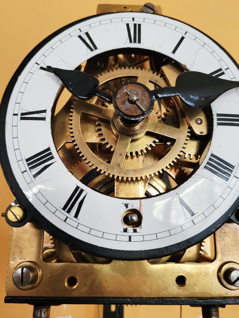 Tower clock mechanism, facade clock - Brass - 1850-1900 - Skelet clock #3.2