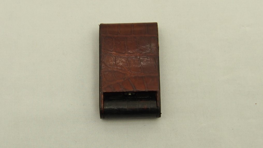 Bord- og skrivebordsure - Jaeger-LeCoultre - Læder - 1930-1940 - Rejselupe #3.2