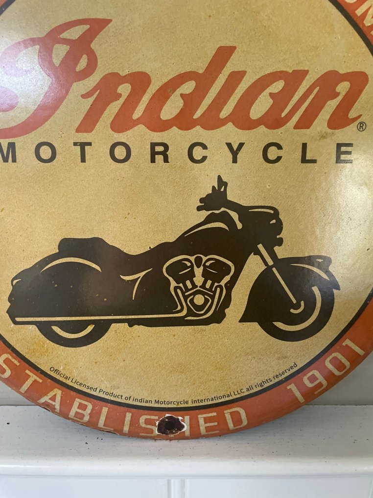 Indian Motorcycle - Enamel sign - Enamel #1.0