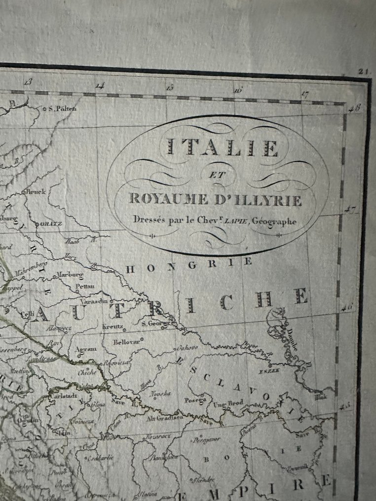 France - Italy; LAPIE - ITALIE et Royaume d’Illyrie - 1821-1850 #2.1