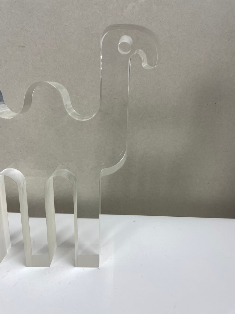 Guzzini - Silvio Russo - Γλυπτό, Cammello - 22 cm - Πλεξιγκλάς - 1970 #4.3