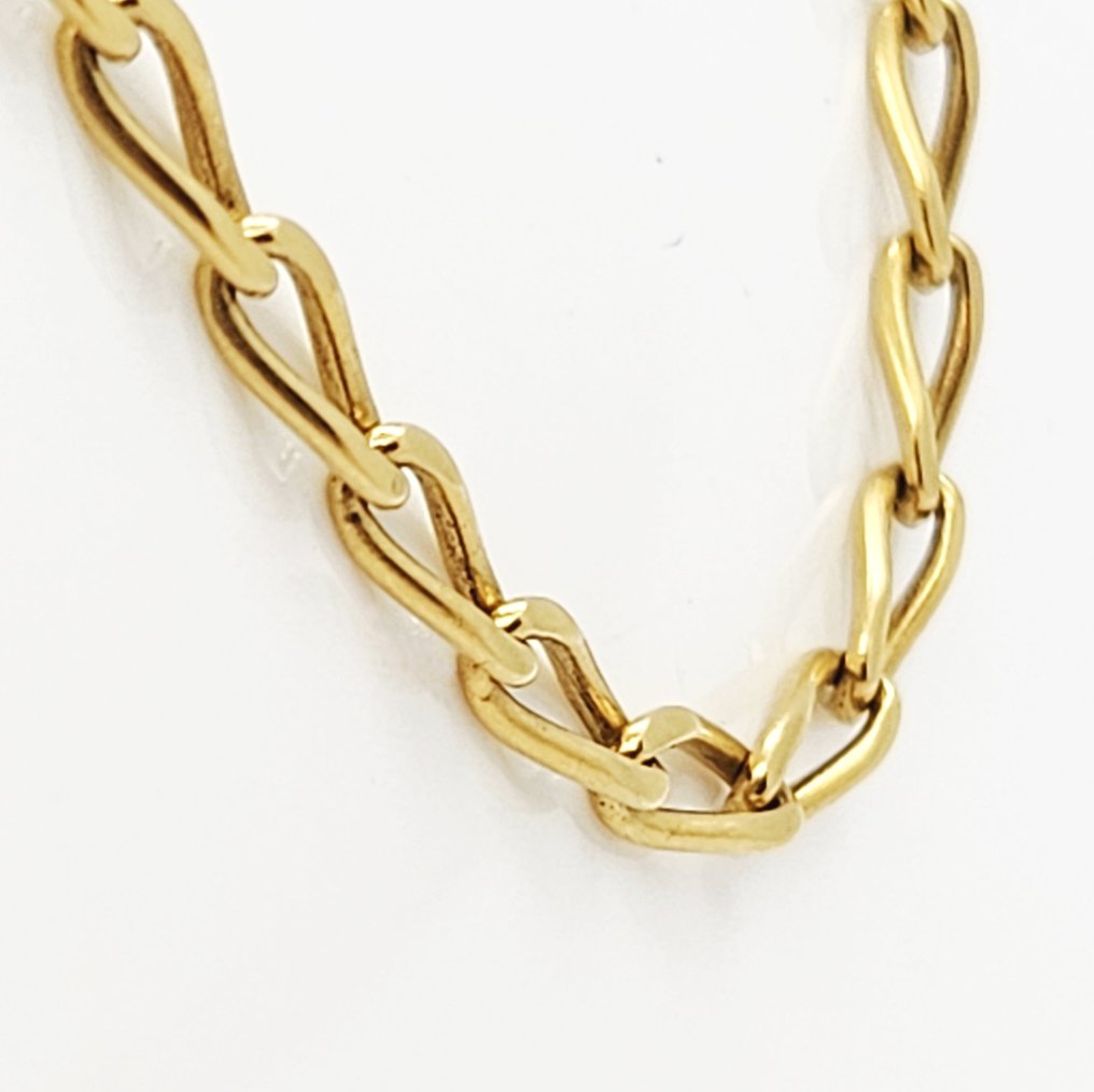 贴颈项链 - 18K包金 黄金 #1.0