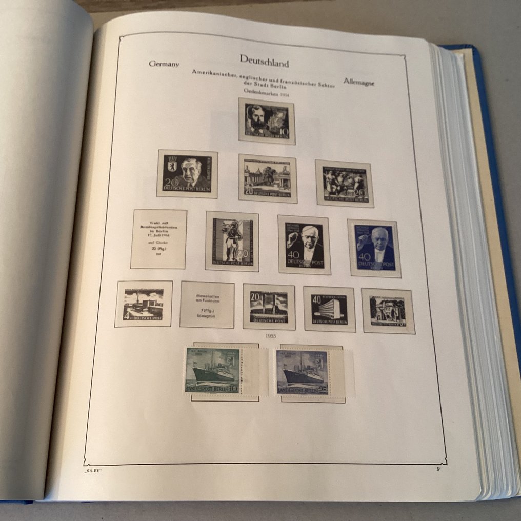 Berlin 1956/1990 - Collection dans un album de luxe. - Michel 135/879 #2.1