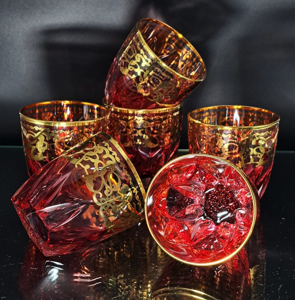Artemisia - Drinking set (6) - Royal - 24kt gold #3.2