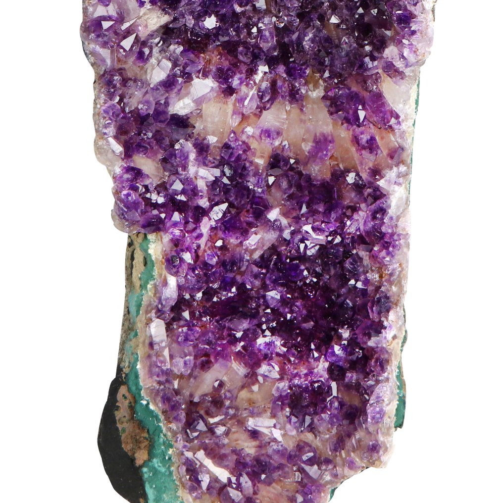 鲜明紫色“花”紫水晶 - Geode - 36x14x12 厘米- 3.9 kg #4.3