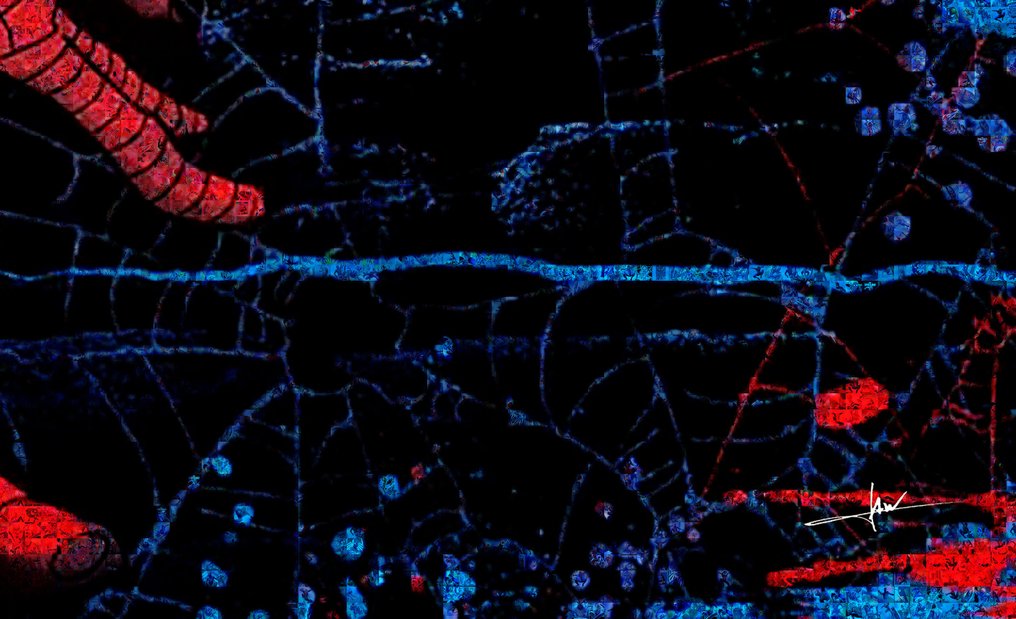 David Law - Crypto Spiderman XI - Format XL 50x75 #4.3