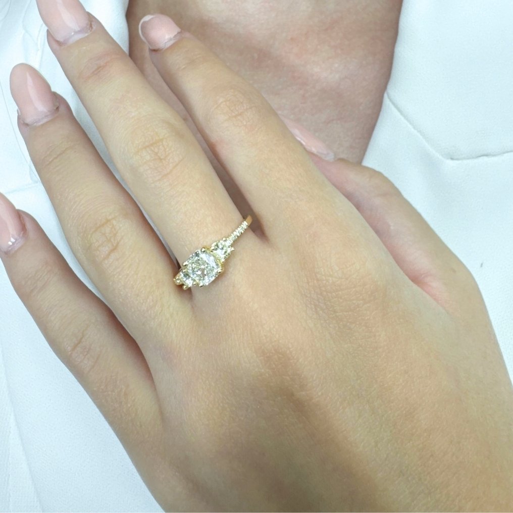 Δαχτυλίδι - 18 καράτια Κίτρινο χρυσό -  1.28ct. tw. Διαμάντι (Φυσικό) - Διαμάντι #2.1